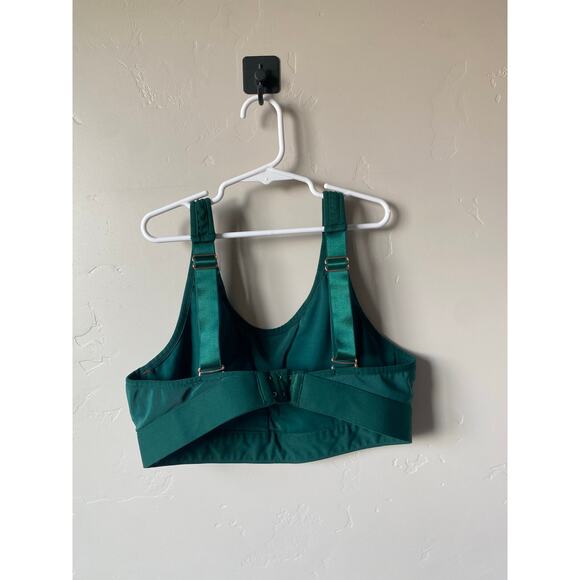 Fabletics Zoe High Impact Sports Bra IV in Rainforest- Size Large - Picture 4 of 8